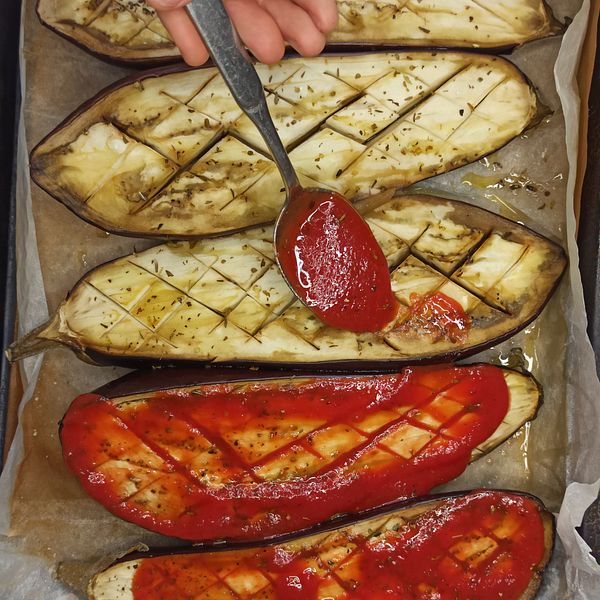 ITALIAN BAKED EGGPLANTS MELANZANE ALLA PIZZAIOLA ThyThyCooking